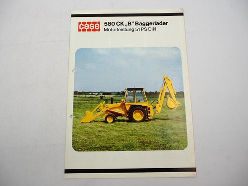 Original prospekt case 580 - original, ck