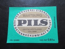 Wartburg Pils,VEB Brauerei