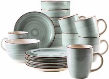 HOMEaffaire Geschirr Set 18-tlg. Kaffee Service BEL TEMPO graublau Keramik