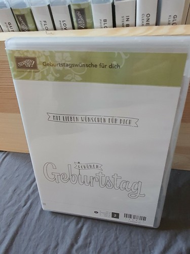 Stempelset geburtstagswünsche - stempelset,