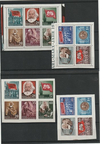 Ddr einzelmarken aus block - ddr,