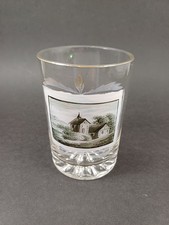 Becher mit Emaille Malerei erste Hälfte 19tes Jahrhundert