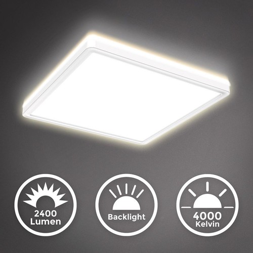Led deckenlampe 29cm flach - led,