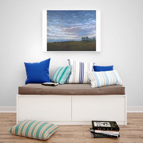 Landschaft öl auf leinwand - landschaft,,