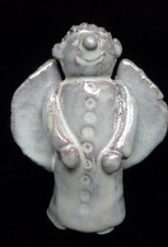 Buben-Engel ,Keramik , Handarbeit ,Unikat,10cm, Advent,Weihnachten