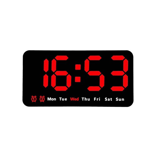 Led digital wanduhr mit - led,
