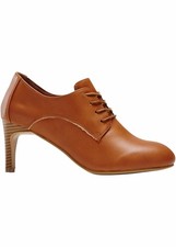 Hochfrontpumps mit Schnürung Gr. 39 Marsalabraun Damen-Pumps Freizeit-Schuhe RPW