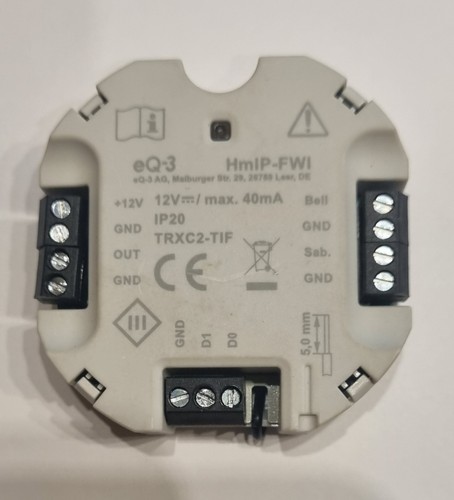 Homematic 12v dc ip - eq-3, 5-12v