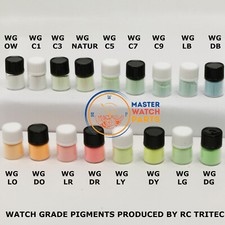 Swiss Luminova Leuchtpigment SET C1, C3, C5, C7 Watch lume Dial Hands Zeiger #WG