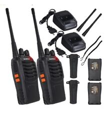 Funkgerät SCHWARZ, 3km REICHWEITE, 15 KANÄLE, MIT LADESTATION, Ohne HEADSET, 