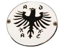 Kleine 6cm. ADAC Emaille Kühlerplakette Plakette Schild - feueremailliert