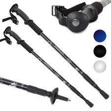 2x Wanderstöcke Nordic Aluminium Teleskop Trecking Stöcke Walking Wandern Gehen