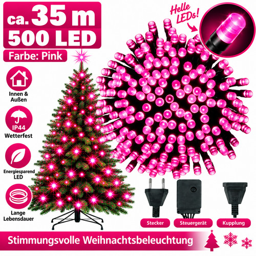 500 leds lichterkette - lichterkette, ca.