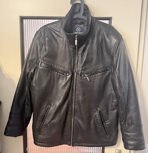 Chevirex herren lederjacke - herren, gr