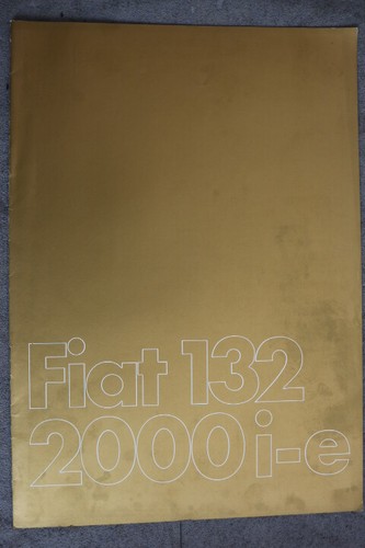 Fiat prospekt 132 - fiat, 2000