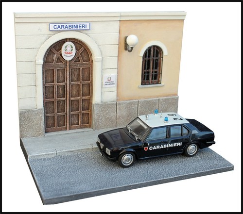Ninive diorama kaserne - 7x,