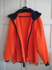 Fleece Jacke Gr. 70/72 Orange