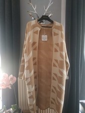 Neue Damen Poncho Kariert