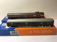 2 x Roco H0 Gepäckwagen und TEE-Speisewagen der DB, im M 1:100,Top-Zustand, OVP