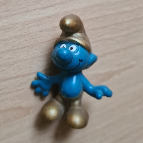 Schlumpf figur blau - schlumpf,