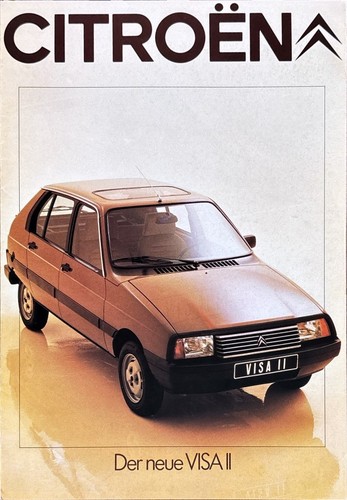 Citroen visa prospekt brochure - prospekt,