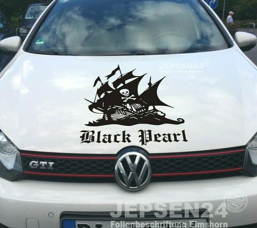 Aufkleber black pearl - aufkleber, 60x42cm