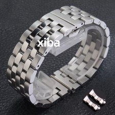 Gerades+Gebogenes Ende Uhrenarmband 16 18 19 20 21 22 24 26mm Edelstahl Armband