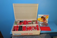 FischerTechnik  1000  Großer Sortierkasten mit Bauplatte  grau voll -1- #8315