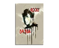 60x90cm Rocky Balboa Aquarell