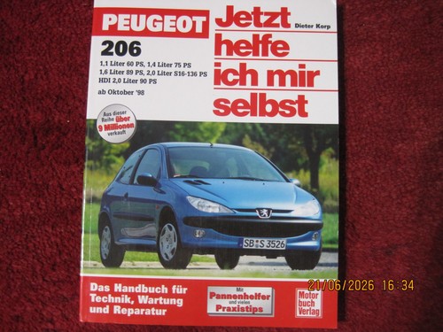 Peugeot 206 handbuch jetzt - peugeot,