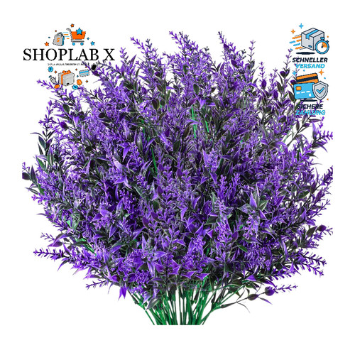 Künstliche lavendel blumen - künstliche,