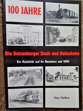 Jubiläumsbroschüre 100 Jahre Boizenburger Stadt-und Hafenbahn Uwe Steffen