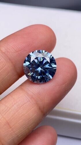 Natürlicher blauer diamant - natürlicher,