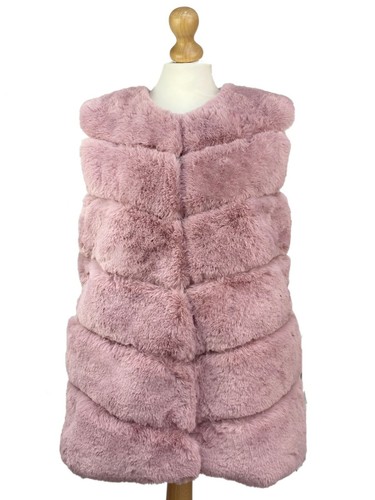 Kunstfell gilets ärmellose - kunstfell,
