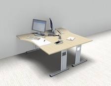 Doppelarbeitsplatz GS2 PC-Schreibtische Schreibtisch Doppelschreibtisch 
