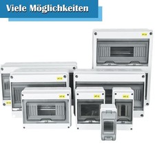 Feuchtraum Verteilerkasten Aufputzverteiler IP65 Kleinverteiler Sicherungskasten
