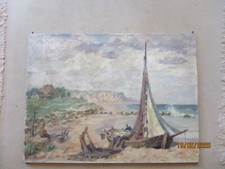 Willy Hugo Demmler 1887 Hamburg 1954 Düsseldorf Öl Gemälde Ostsee Rügen?Signiert