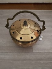 Messing Stövchen Teestövchen Brass Warmer Messing gebraucht 