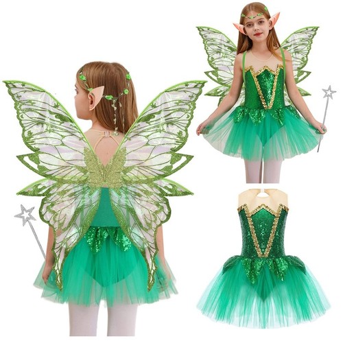Mädchen fee kleid waldfee - mädchen,