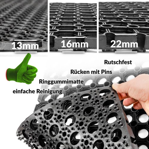 Ringgummimatte meterware - ringgummimatte,