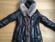 Damen lederjacke mit echtem - lederjacke,