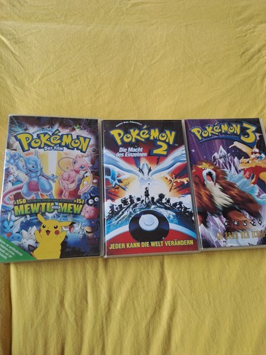 Pokemon der film set - pokemon, 1,2,3