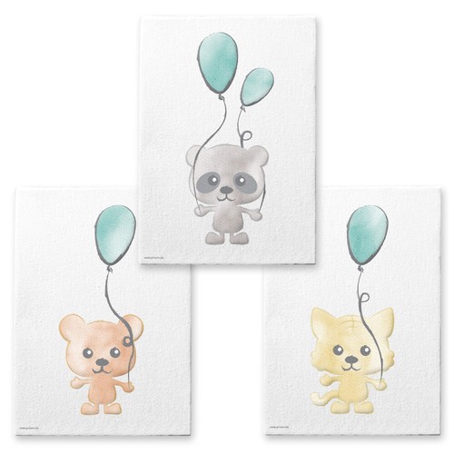 Pricaro leinwand tierkinder - pricaro,