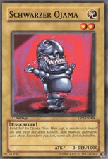 YuGiOh Schwarzer Ojama DP2-DE004 Common NM 1st