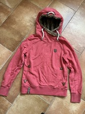 Kapuzenpulli Hoodie Damen L Naketano Pink Mit Fell