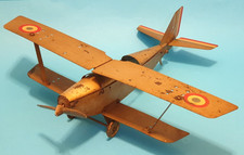  B0219719372 - Altes Militär Blech Flugzeug Doppeldecker für Elastolin Lineol 7,