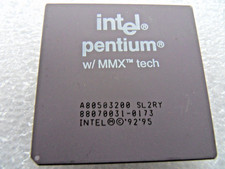 Intel pentium w/ MMX tech