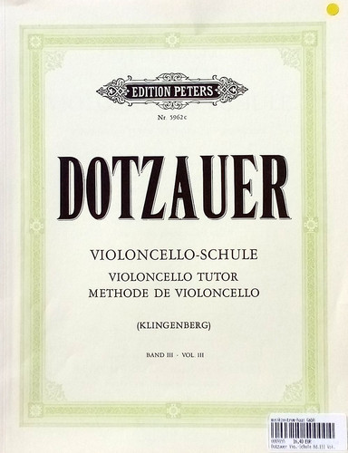 Dotzauer violoncello schule - dotzauer-violoncello,