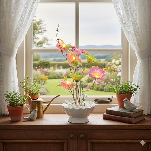 Led blumen bouquet - led,