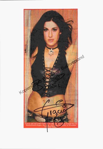 Original autogramm gracia - original, baur